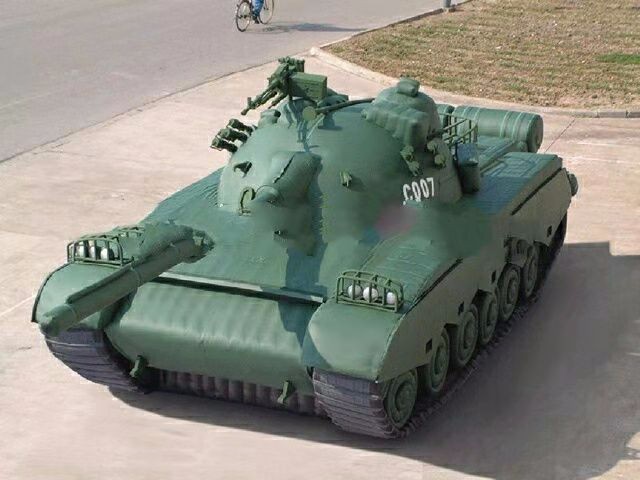 宁德军用充气坦克车